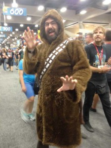 ComicCon 2014 Costume be3n Chewbacca Bath Robe