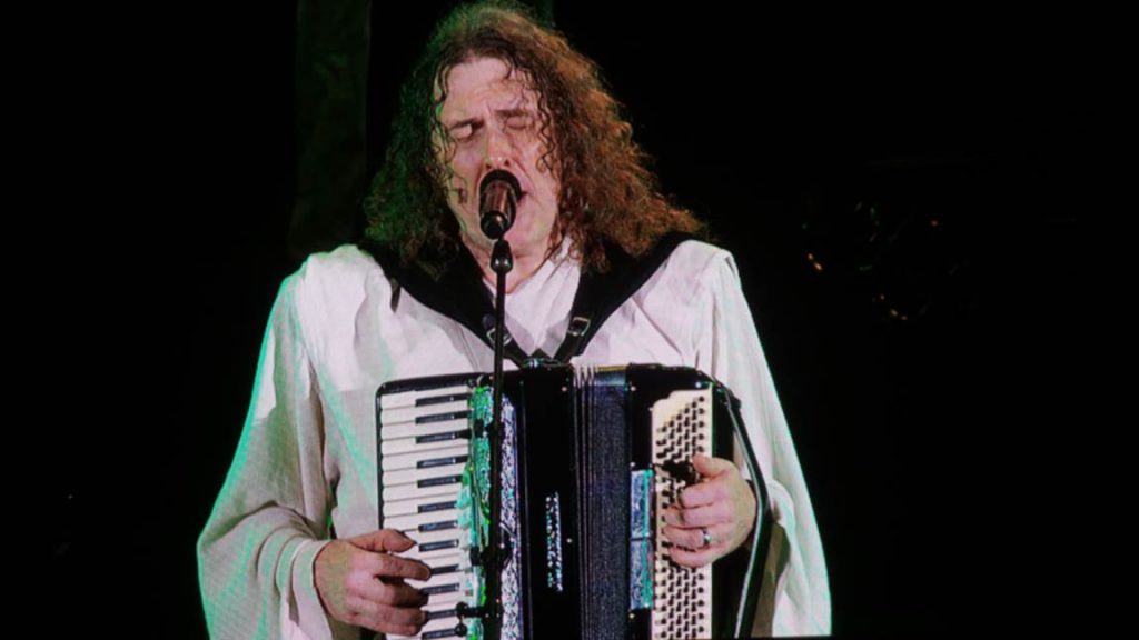 Weird Al plays accordion at Hollywood Bowl