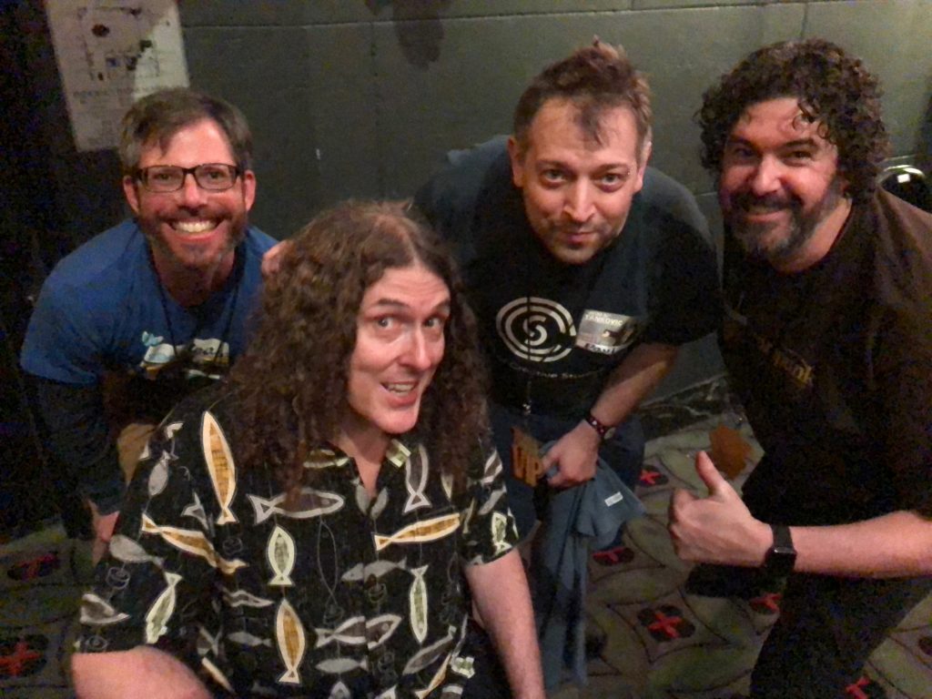 be3n and Paul Jacobs and Aaron with Weird Al