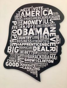 Trump twitter word cloud