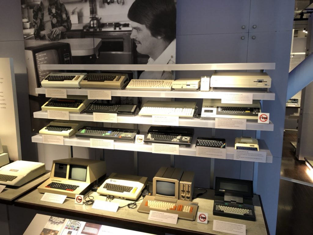 Assortment of vintage computers