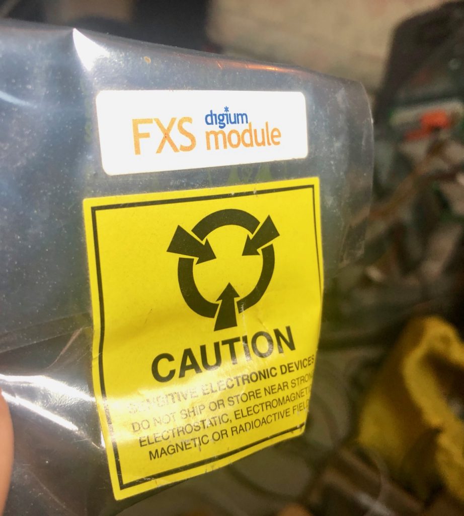 Found Ancient Asterisk System - Digium FXS Module