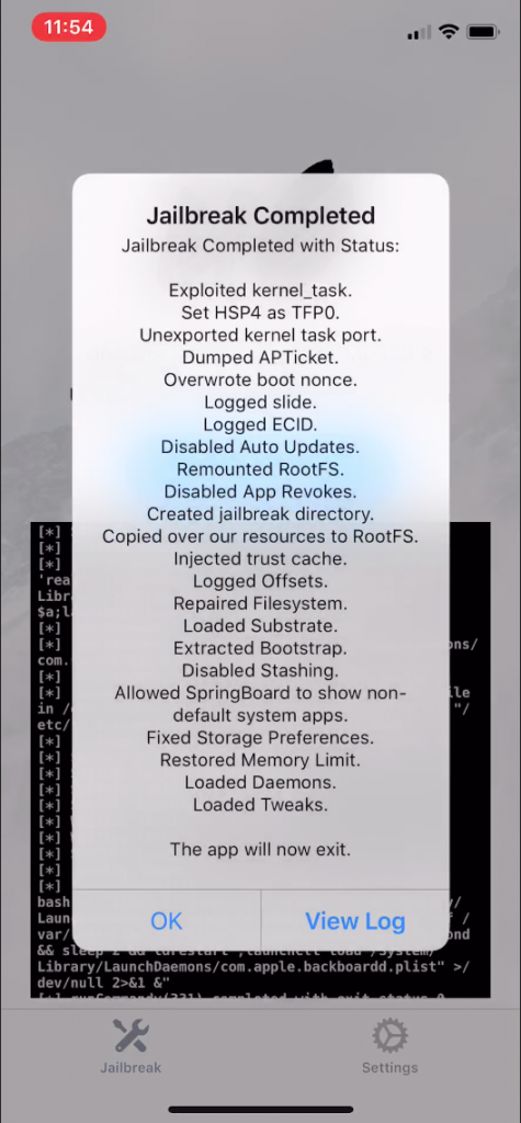 iPhoneX iOS 12 unc0ver jailbreak fail