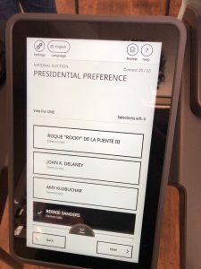 super tuesday - electronic voting - bernie