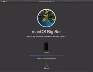 Big Sur install on desktop