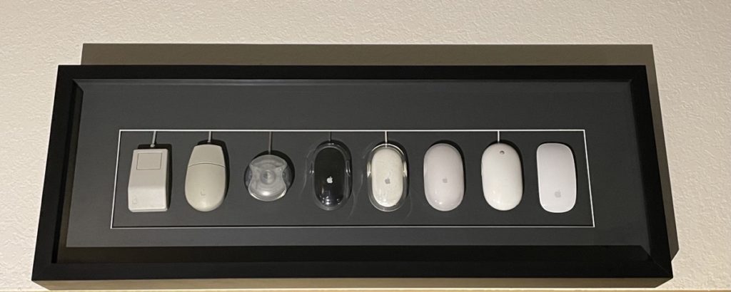 Apple Mouse Shadowbox