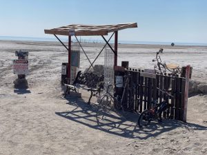 Niland CA - Beach Art - Bus Stop