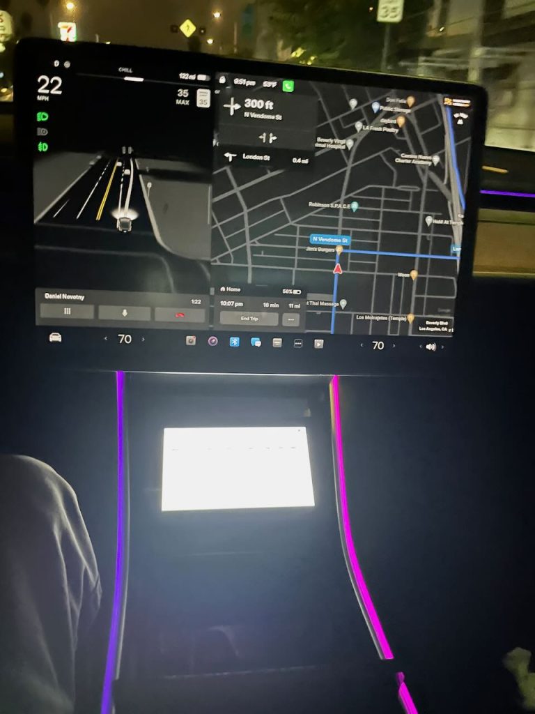 wardriving interface at nightnight