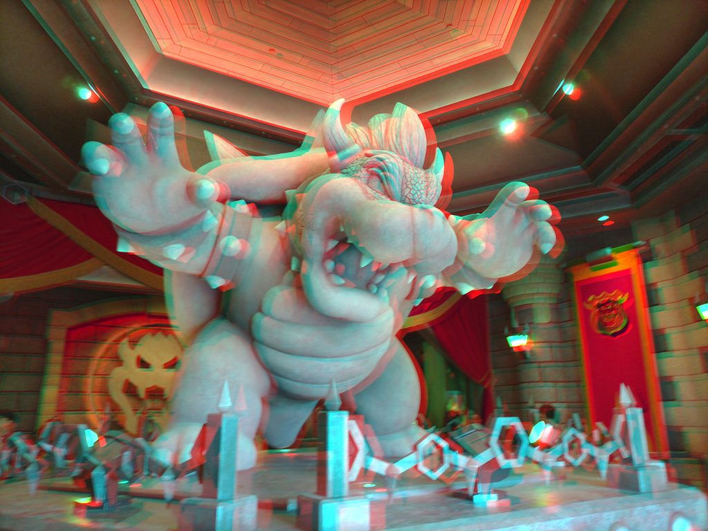 Super Nintendo World - Bowser Anaglyph 3D