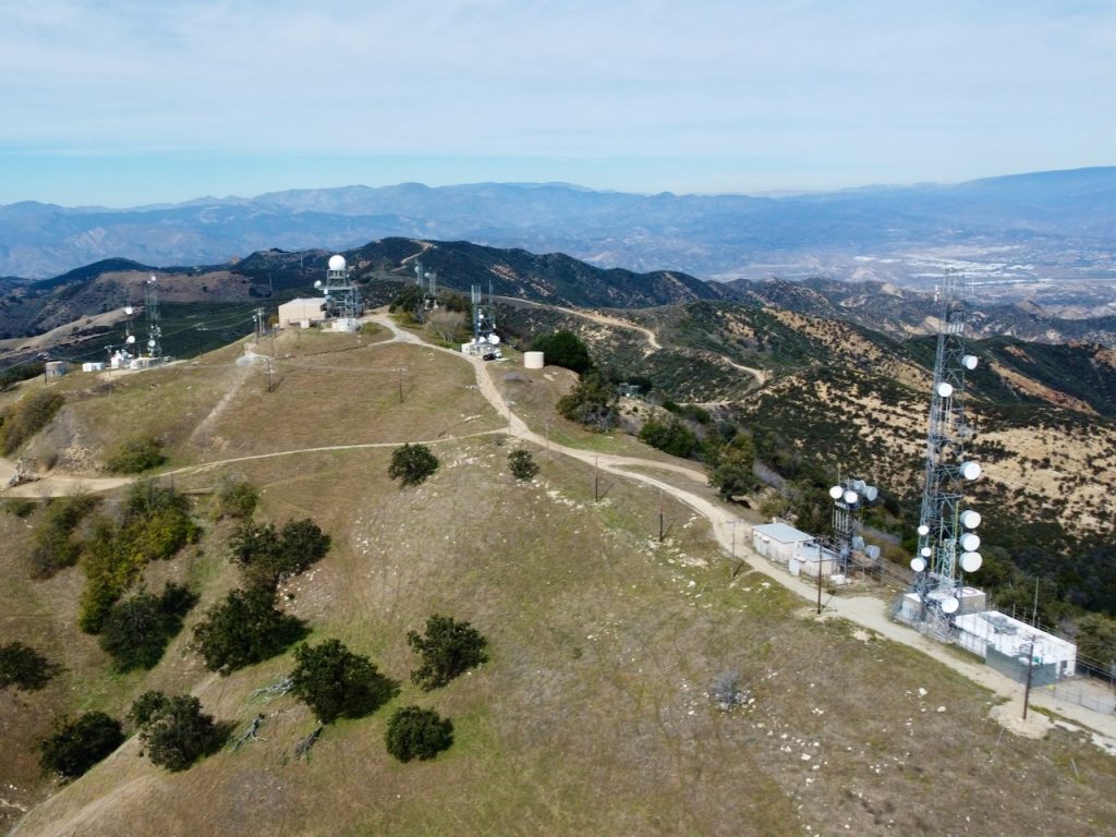 Oat Mt top with radio antennas